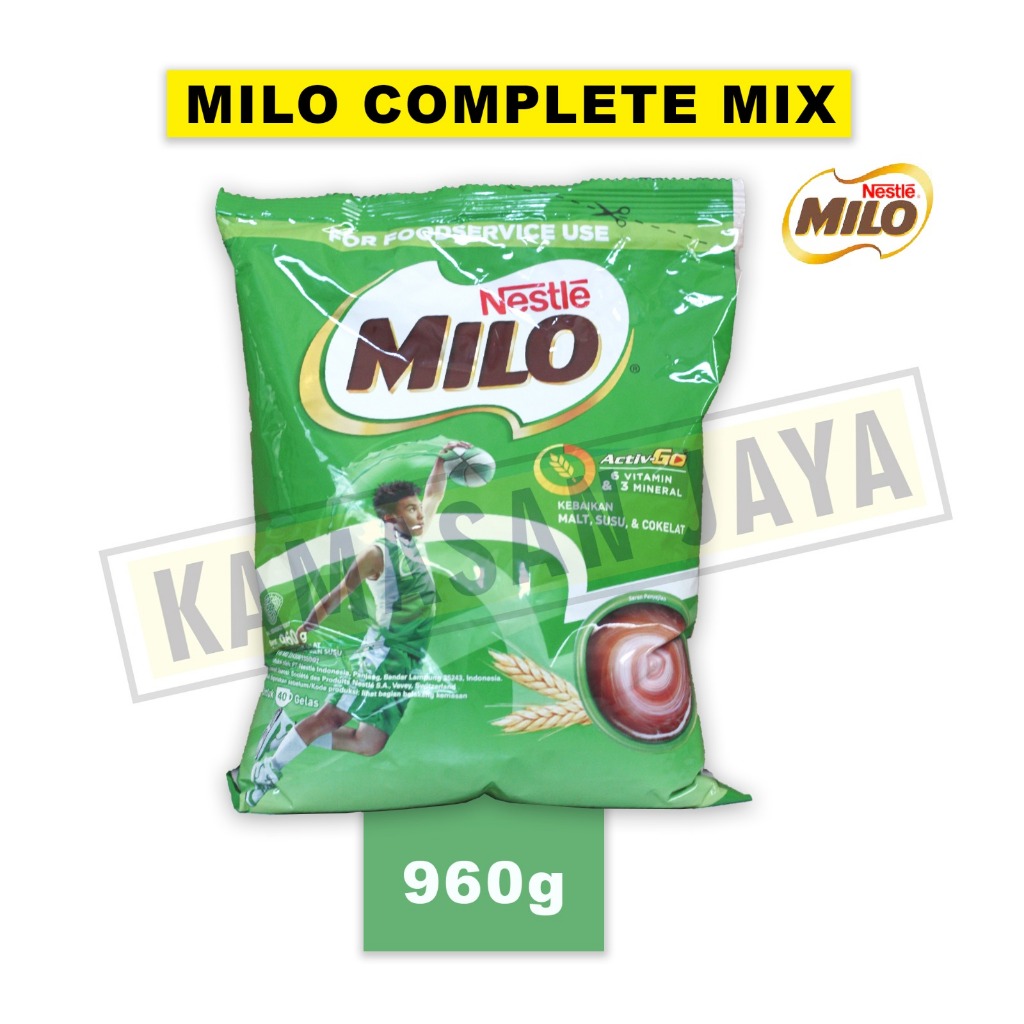 Jual Milo Complete Mix 960gram / milo complete mixs / milo complete ...