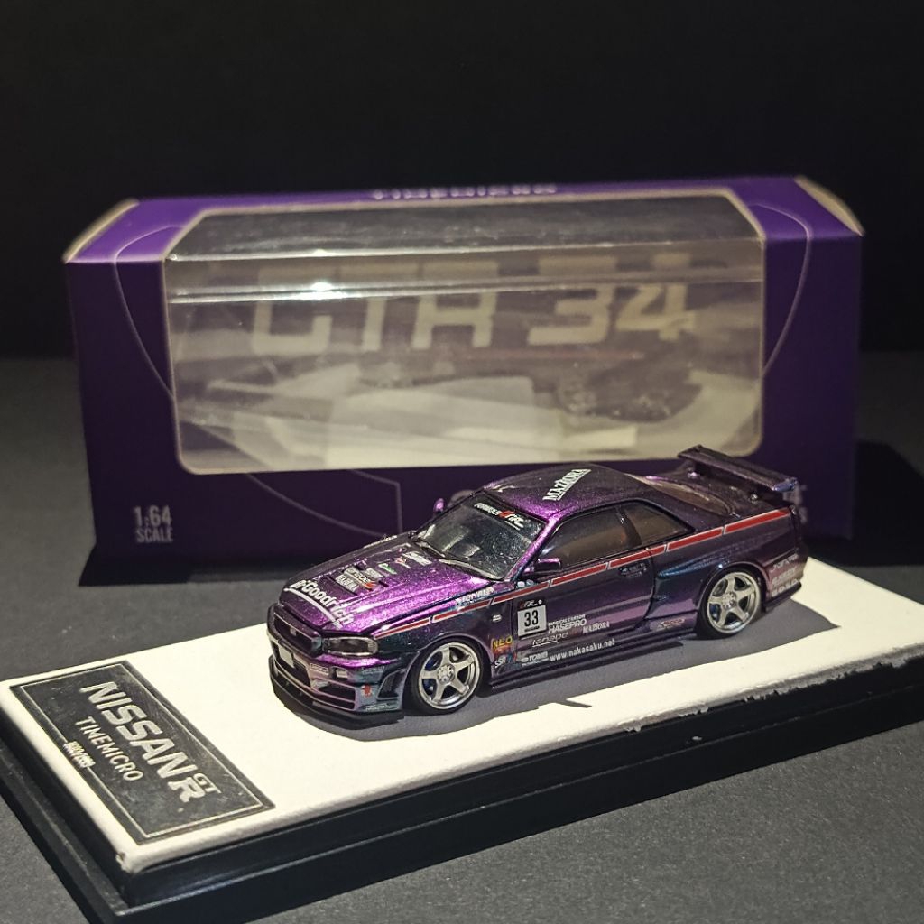 Jual TIME MICRO GTR R34 CHAMELEON | Shopee Indonesia
