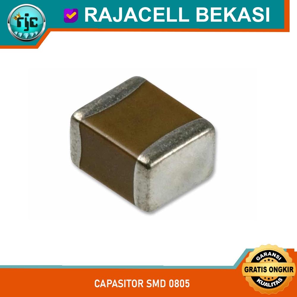 Jual Kapasitor SMD 0805 MLCC Ceramic Capacitor 1pF - 22uF 50V Chip ...