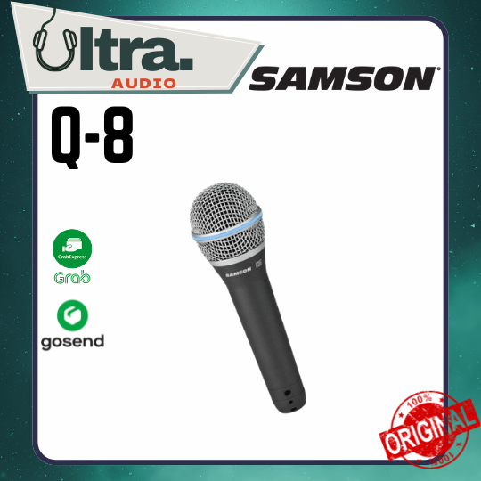 Jual SAMSON Q8 / Q-8 / Q 8 Dynamic Handheld Microphone Pegang ORIGINAL ...