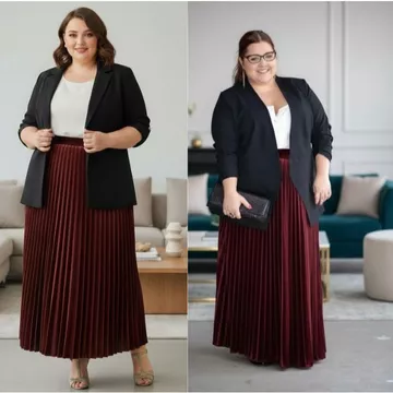 Rok Bludru Velvet Plisket Jumbo Big Size Skirt Premium Rok Panjang Wanita Dewasa Maxi Tebal XXL