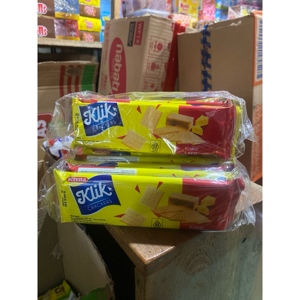 Jual ROTI KLIK CRACKERS JAJANAN JADUL ISI 10pcs | Shopee Indonesia