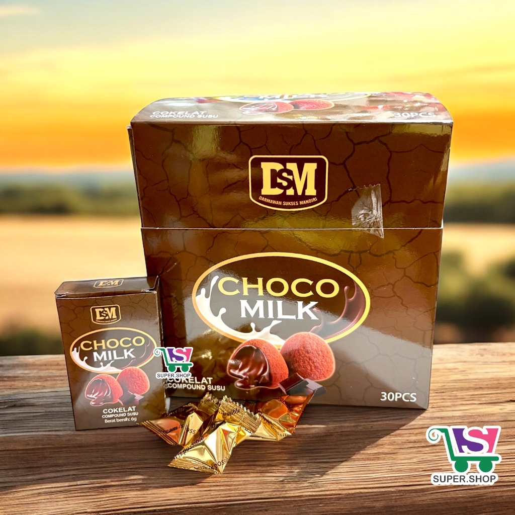 Jual DSM Choco Milk Cokelat Compound Susu Box (isi 30 pcs) | Shopee ...