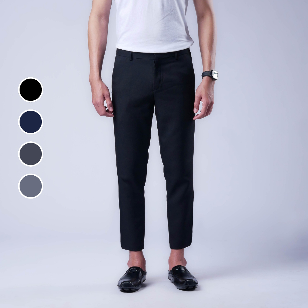 Jual Mubeng - Celana Ankle Slimfit Basic Series | Shopee Indonesia