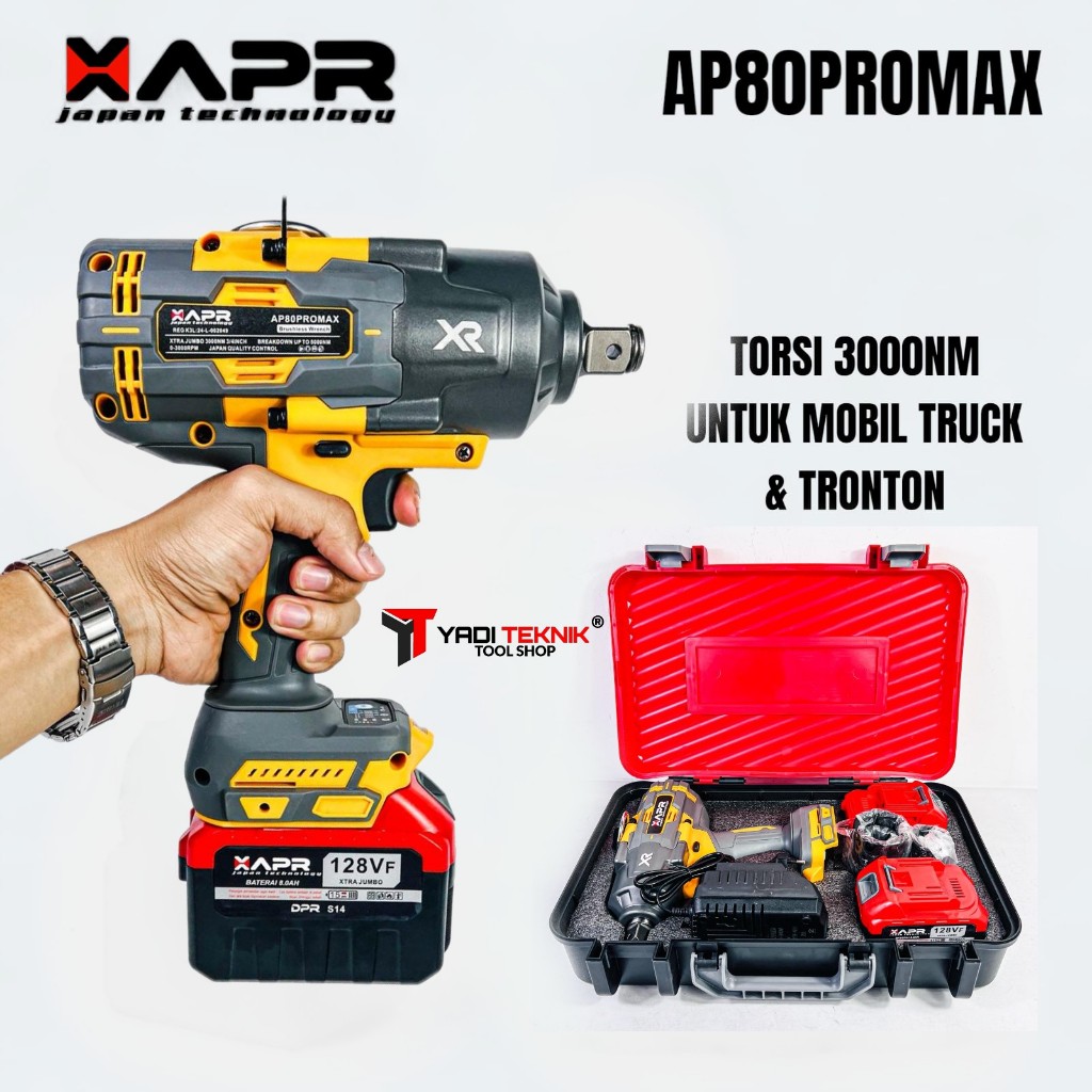 Jual Apr impact wrench xtra jumbo 3/4inch AP80PROMAX 3000NM pembuka ...