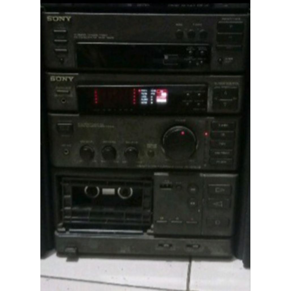 Jual sony big compo hifi TA-H200+ST-H300+TC-H200 Audio fulset | Shopee ...
