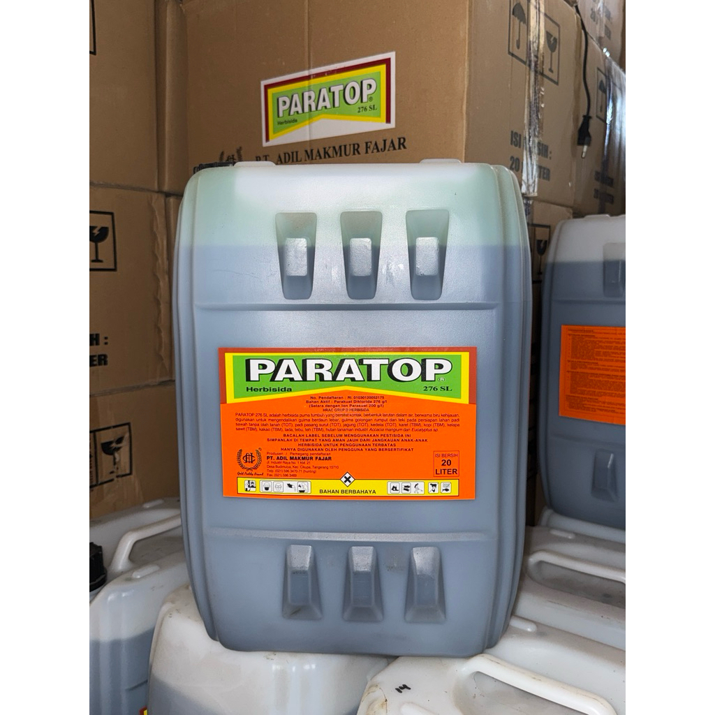 Jual Herbisida Paratop 276 SL Galon Kemasan 20 Liter - Racun Rumput ...