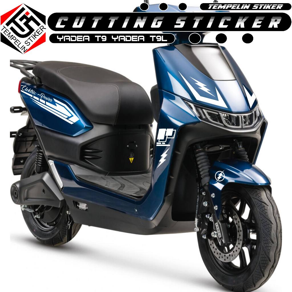 Jual STICKER CUTTING MOTOR LISTRIK YADEA T9/C.1/STIKER SEPEDA ELEKTRIC ...