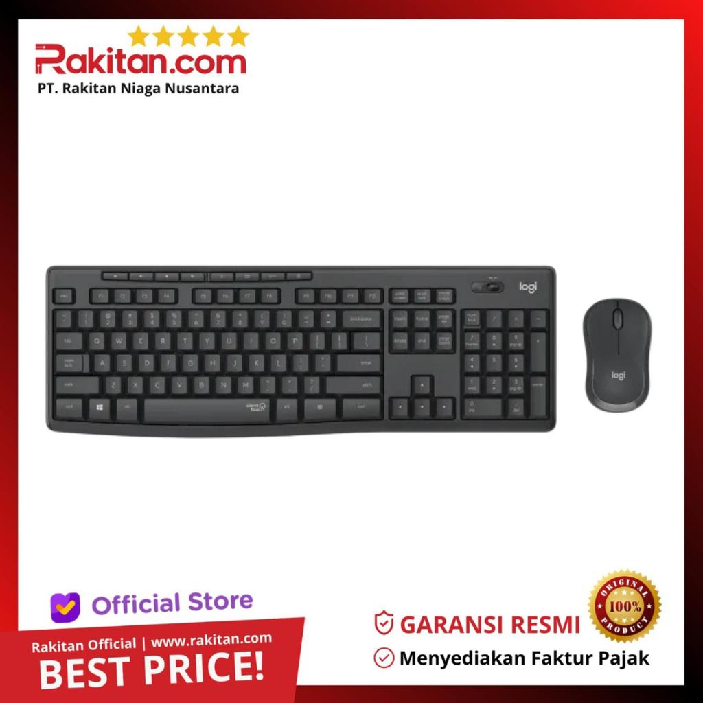 Jual Logitech MK295 Wireless Silent Combo Keyboard Mouse | Shopee Indonesia