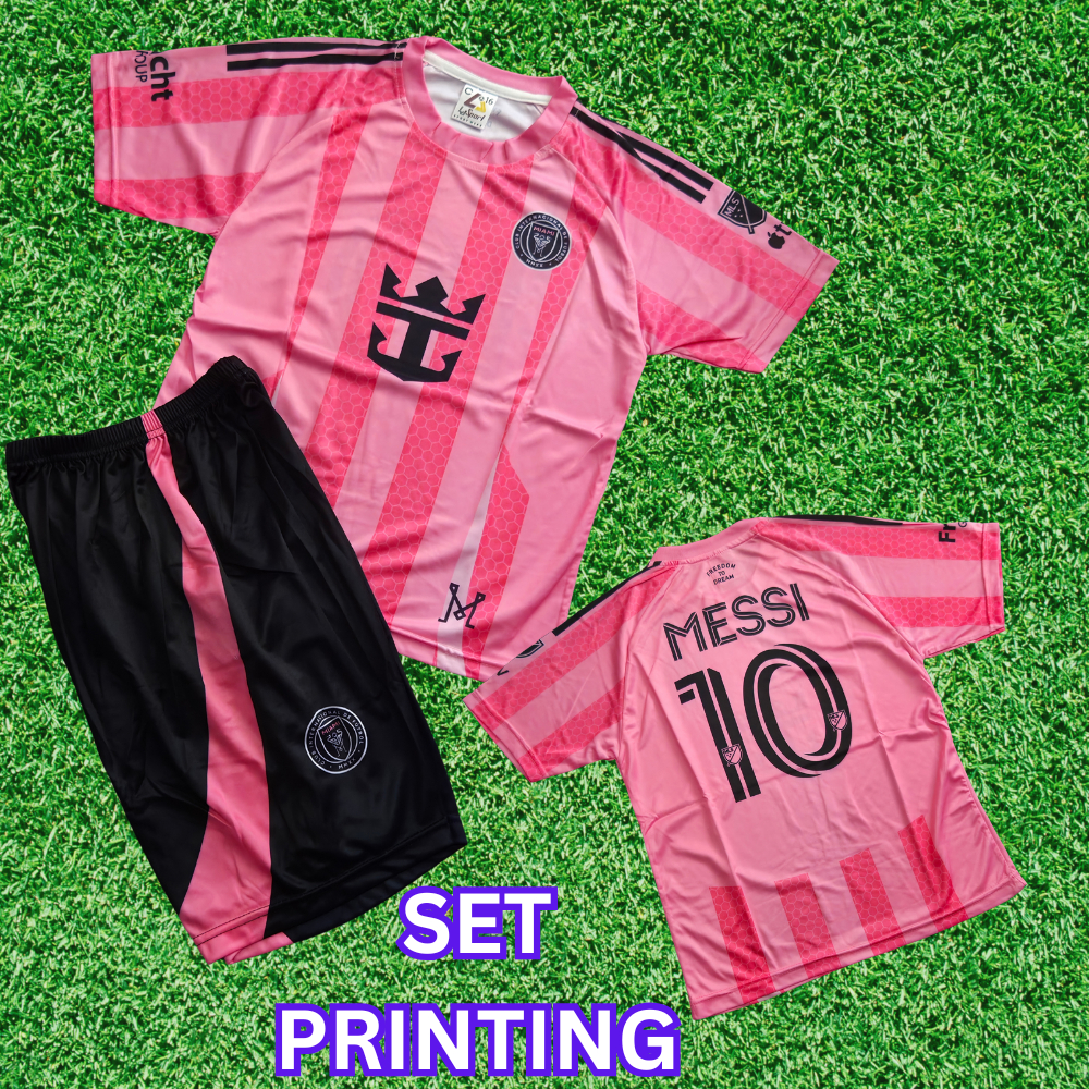 Jual SETELAN BAJU BOLA INTERMIAMI PRINTING/JERSEY INTER MIAMI AWAY BAJU ...