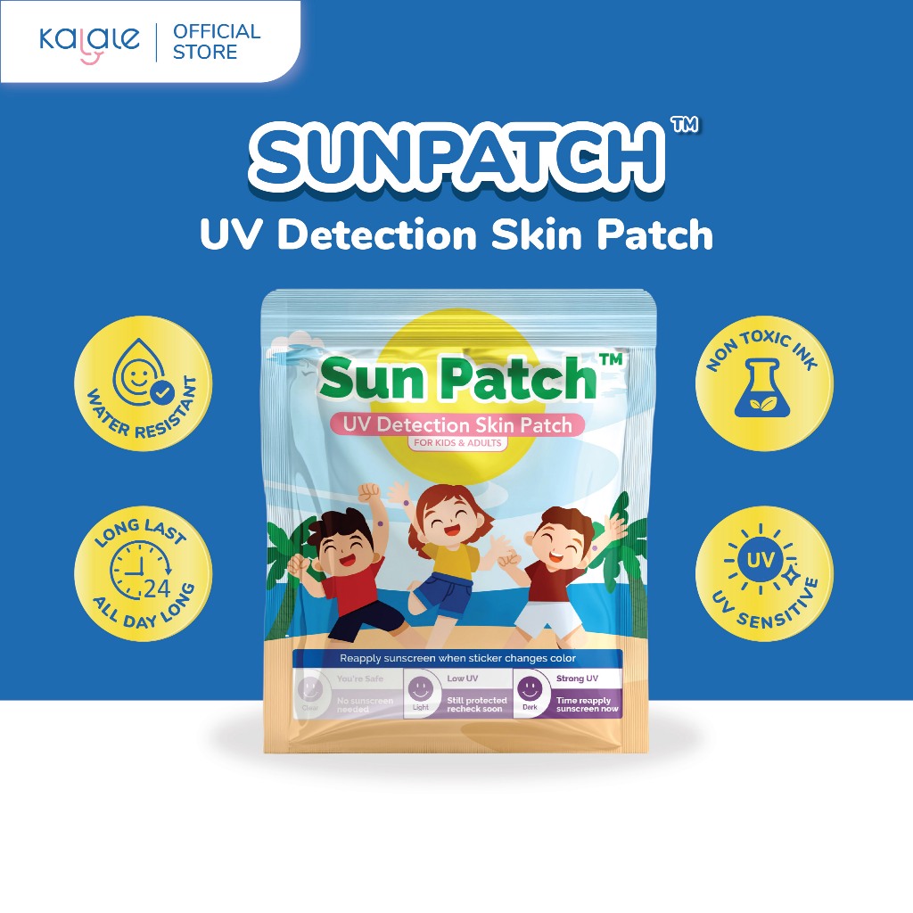 Jual Sun Patch - UV Detection Skin Patch For Sunscreen/Sunblock For ...