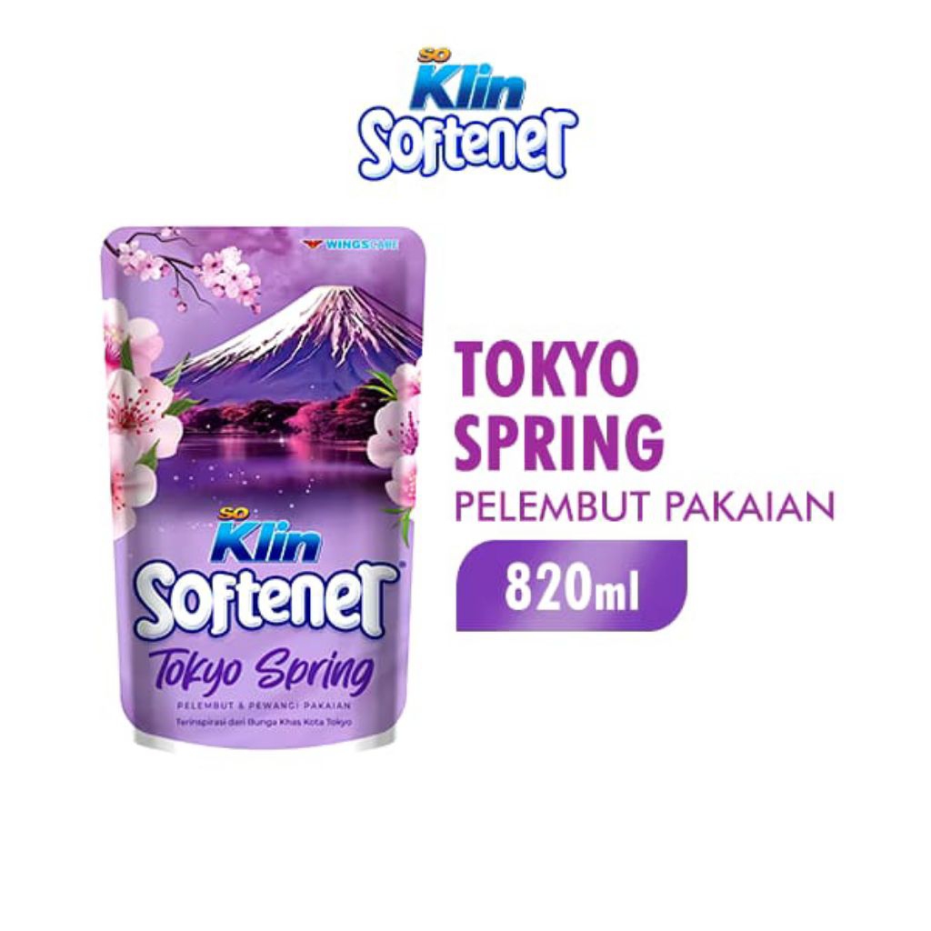 Jual So Klin Softener Tokyo Spring 820 ml | Shopee Indonesia