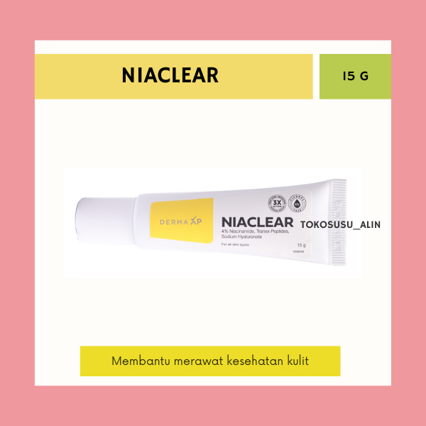 Jual NIACLEAR DERMA XP GEL 15 G / NIACINAMIDE 4% / MEMPERBAIKI SKIN ...