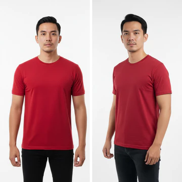 PHILIPS DELON Kaos Polos Lengan Pendek Pria Wanita Rayon Spandek Adem Elastis Kaos Oblong Unisex