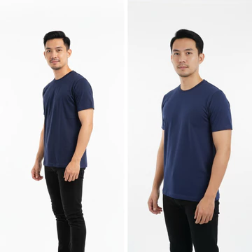 PHILIPS DELON Kaos Polos Lengan Pendek Pria Wanita Rayon Spandek Adem Elastis Kaos Oblong Unisex