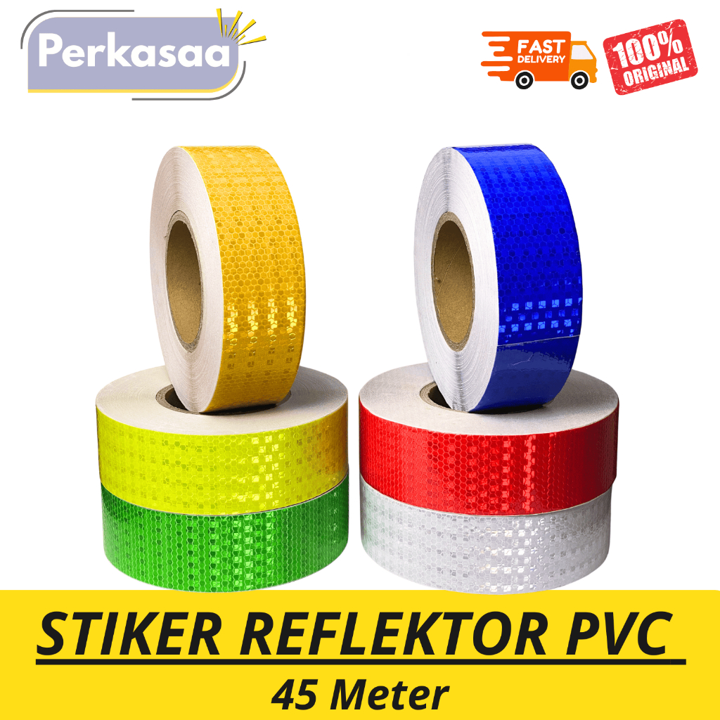 Jual Stiker Reflektor 45 Meter untuk Stiker pantul Cahaya Stiker ...