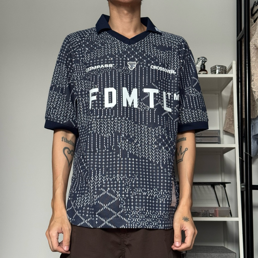 Jual Compass x FDTL x Crossover Jersey Blue | Shopee Indonesia