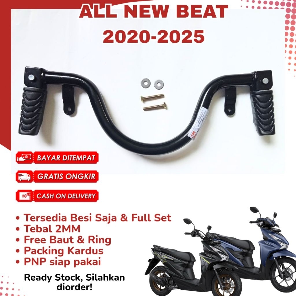 Jual FOOSTEP DEPAN ALL NEW BEAT 2020-2026 FOOTSTEP KARET BEAT DELUXE ...