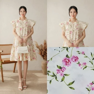 Gg Dolly Dress Rempel Susun Wanita Dress Balon Wanita