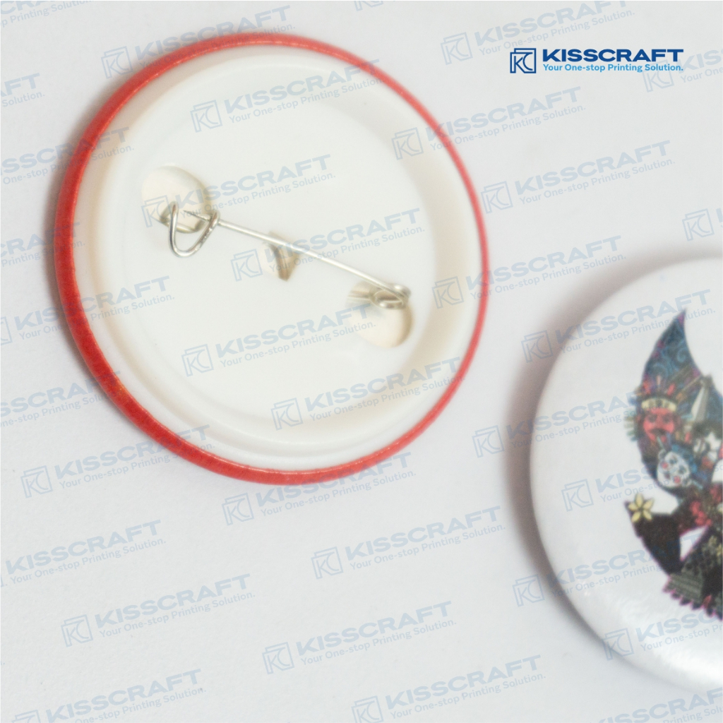 Jual Kisscraft - Custom Pin Peniti - 44 mm / 58 mm - Laminasi Doff ...