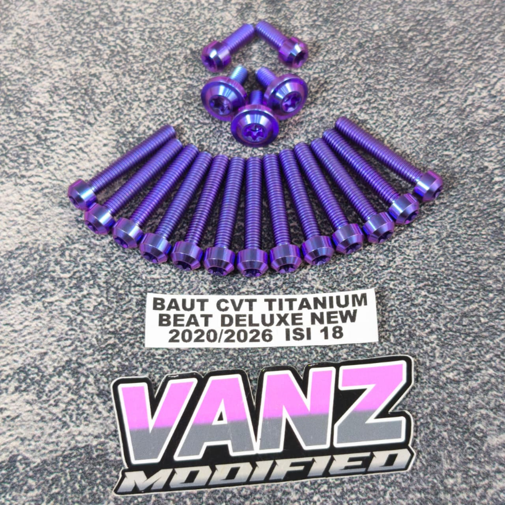 Jual Set baut cvt titanium vario125/150 pcx150 beat stylo mio nmax ...