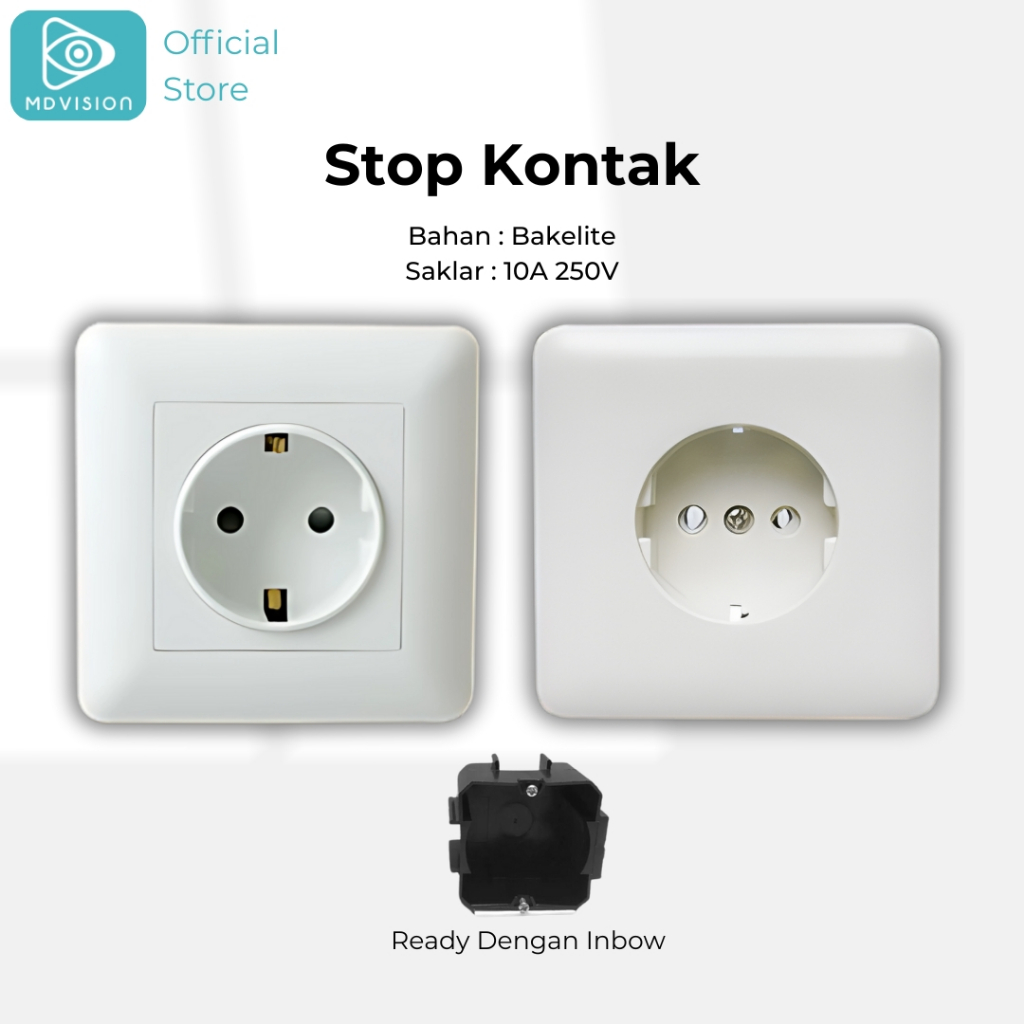 Jual Stop Kontak Shigen Inbow 10A 250V – Colokan Listrik Tanam Rumah ...