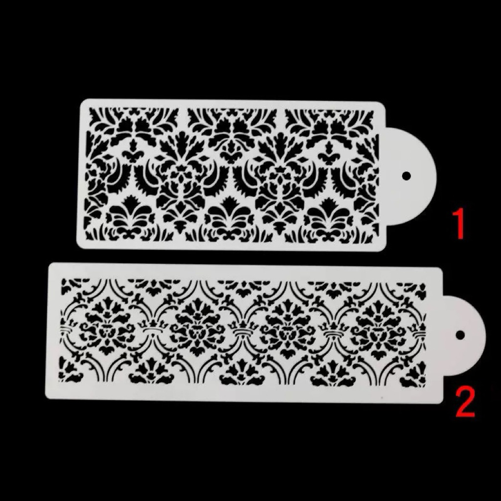 Jual Stencil Motif Hias Kue / Cake Decorating Stencil Motif Ukiran ...
