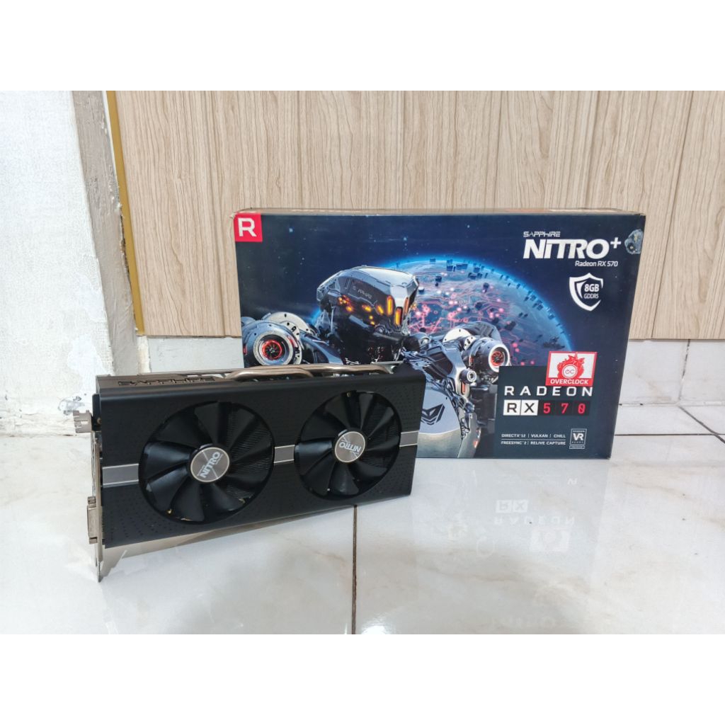 Jual VGA AMD SAPPHIRE RADEON RX 570 8GB Nitro 256bit | Shopee Indonesia
