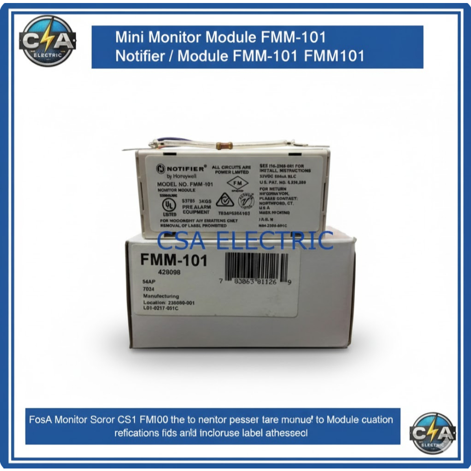 Jual Mini Monitor Module FMM-101 Notifier / Module FMM-101 FMM101 ...