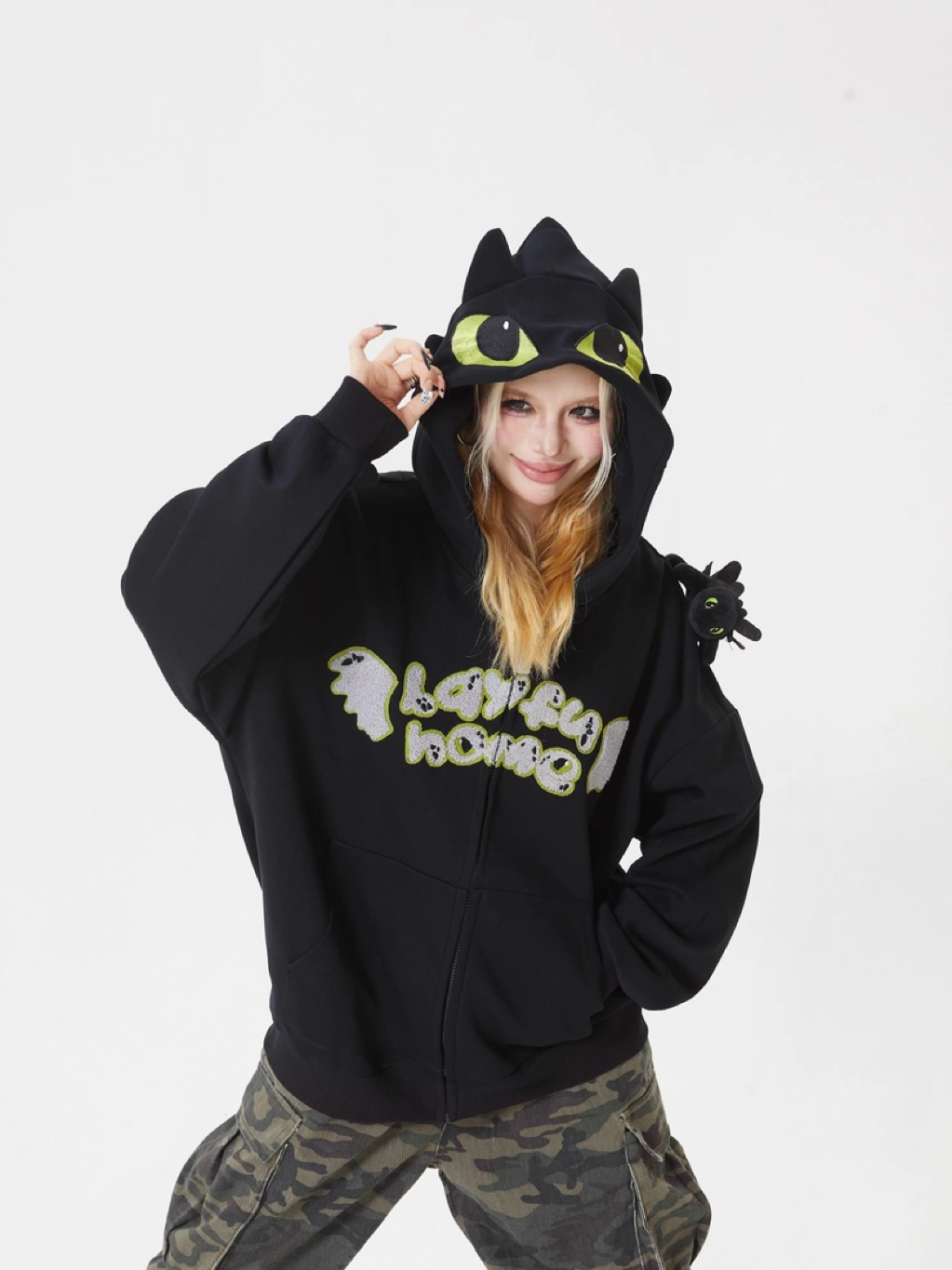 Jual [READY] Toothless Jacket | MILKTEAS | Jaket Karakter Night Fury ...