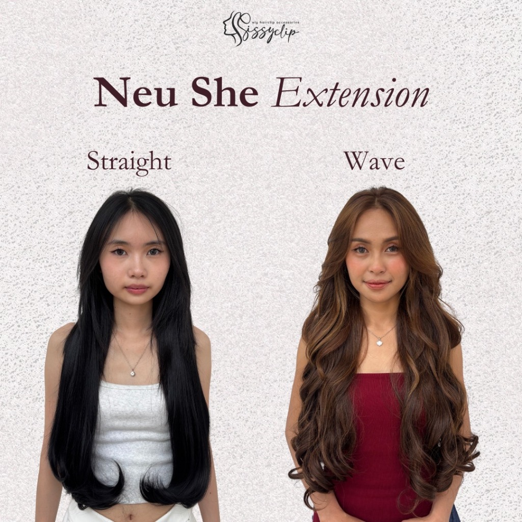 Jual SISSYCLIP - NEU SHE EXTENSION – Hairclip rambut gelombang / lurus ...