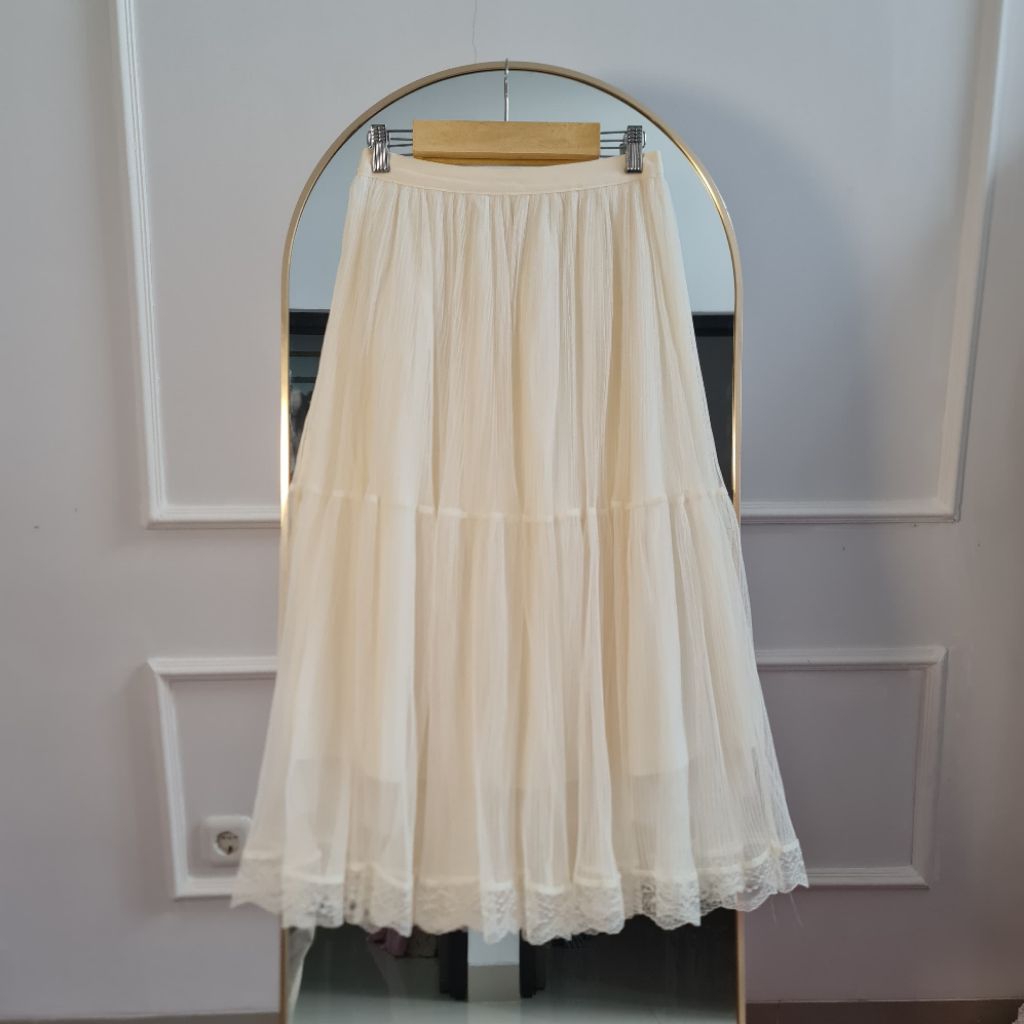 Jual ROK TILE FULL FURING - Rok Panjang Brukat Stylish Mewah Nyaman ...