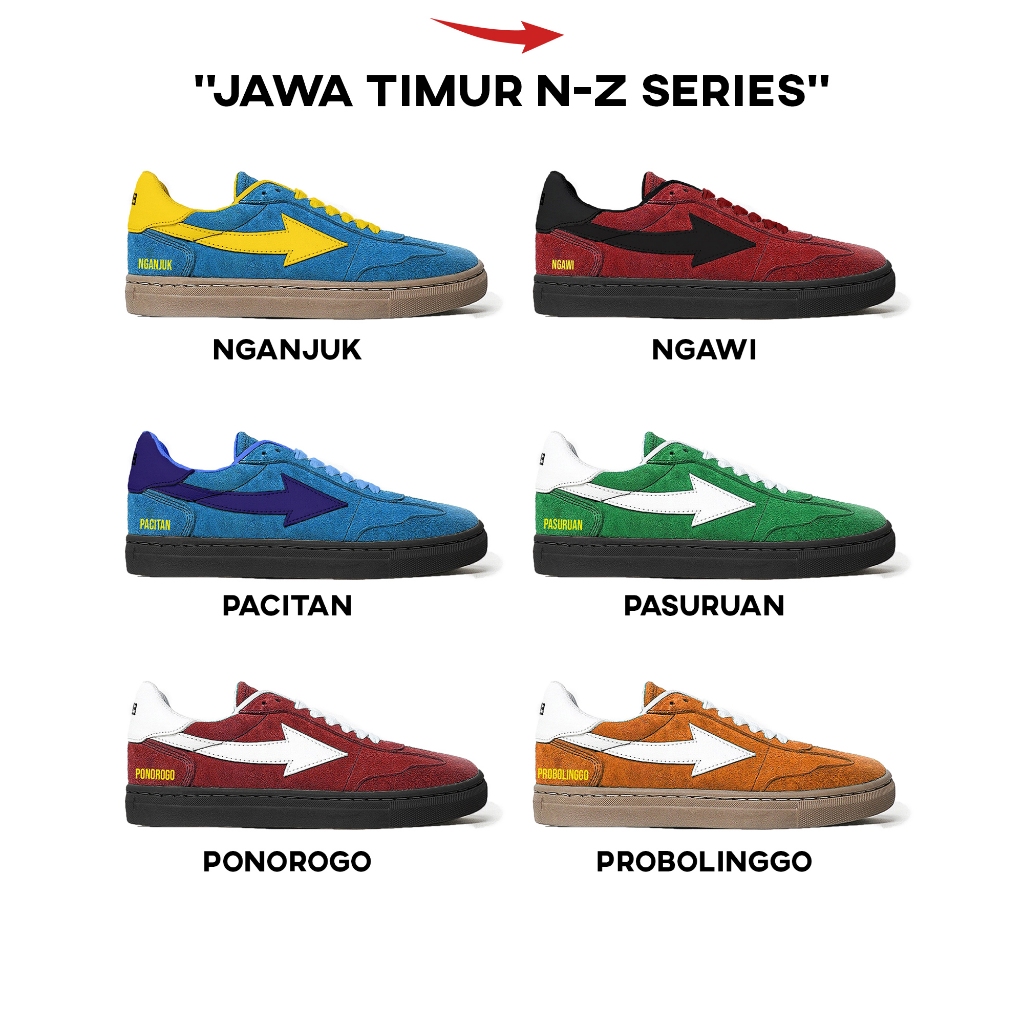 Jual [Edisi Jatim N-Z] Sepatu Elrize ULTRAS JAWA TIMUR - Suede Casual ...