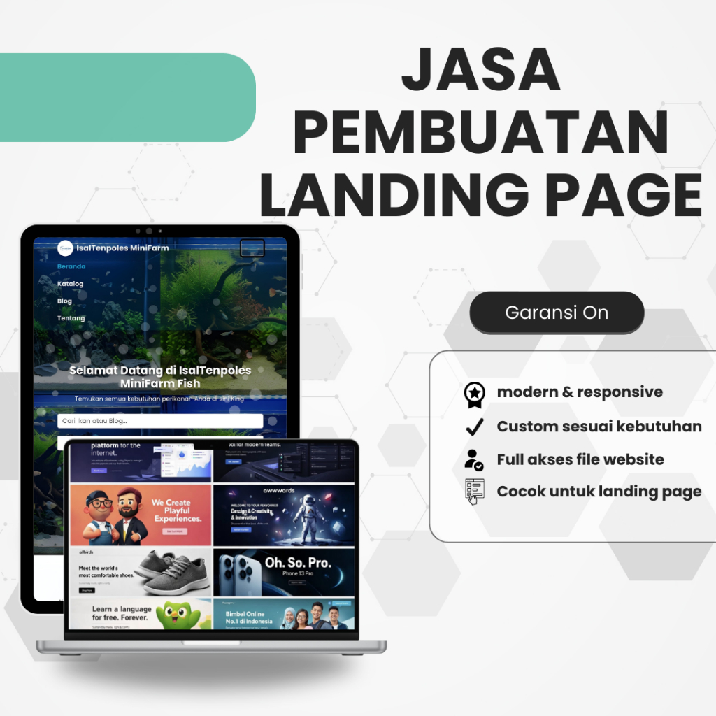 Jasa Pembuatan Website Profesional & Murah | Landing Page, Toko Online, Company Profile
