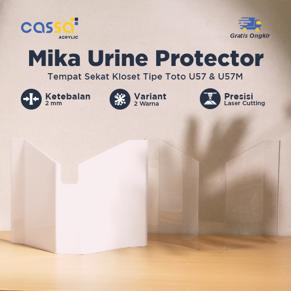 Jual Mika Urine Protector Toilet | Sekat Anti Cipratan Urine ...