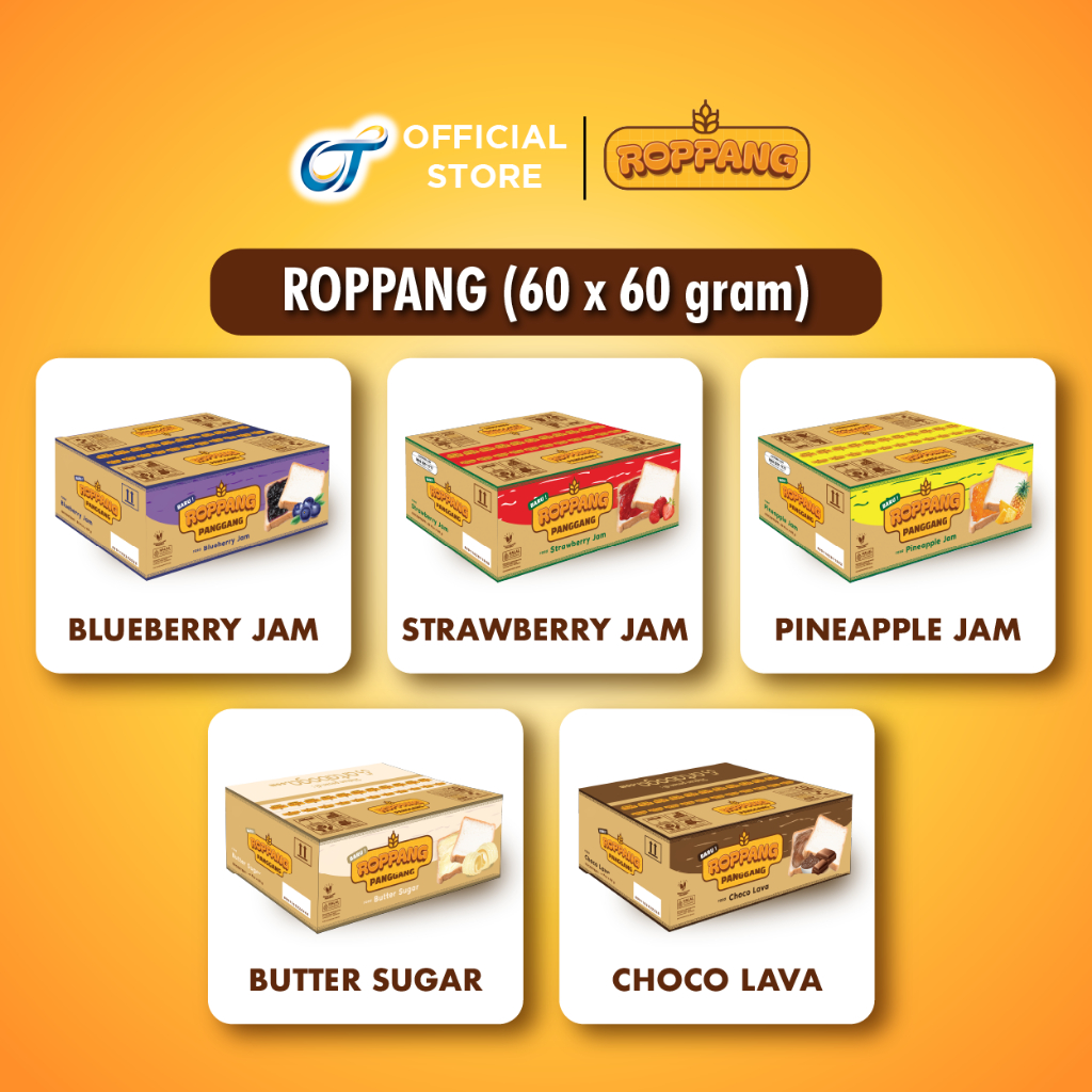 Jual Roti Roppang [1 DUS ISI 60 PCS] - Roti Susu Lembut Camilan Sehat ...