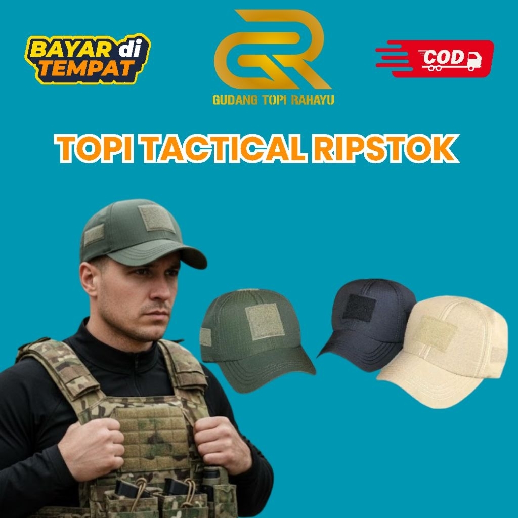 Jual Gudang Topi Rahayu - Topi Tactical Dewasa Ribstok Premium ...