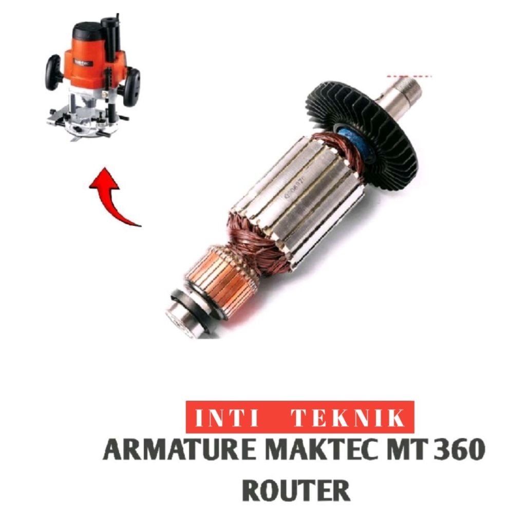 Jual Armature Untuk maktec mt 360 mesin router dua tangan angker maktec ...