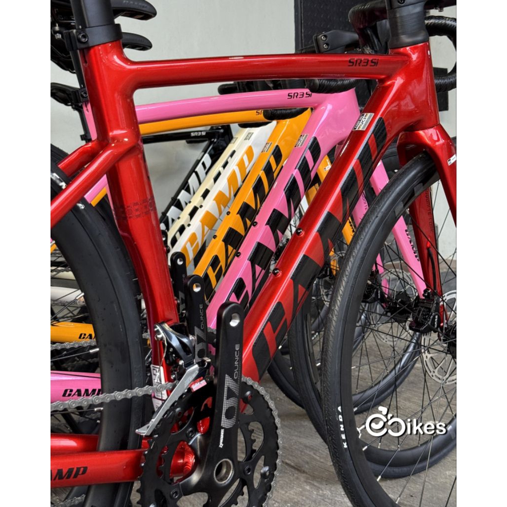 Jual Sepeda Balap Roadbike Camp SR3 Si Clean Look, 2x9sp Shimano Sora ...