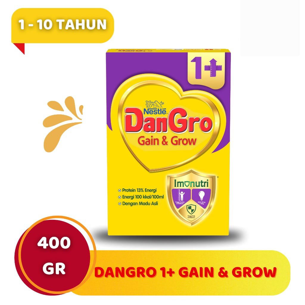 Jual Susu Dangro Gain & Grow 400g dengan Protein Tinggi untuk Anak Usia ...
