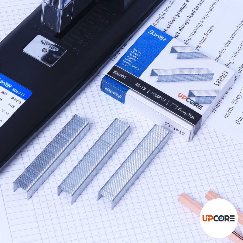 Bantex Isi Ulang / Refill Staples Khusus Stapler Heavy Duty Anti Karat Ujung Runcing BD200X (6)