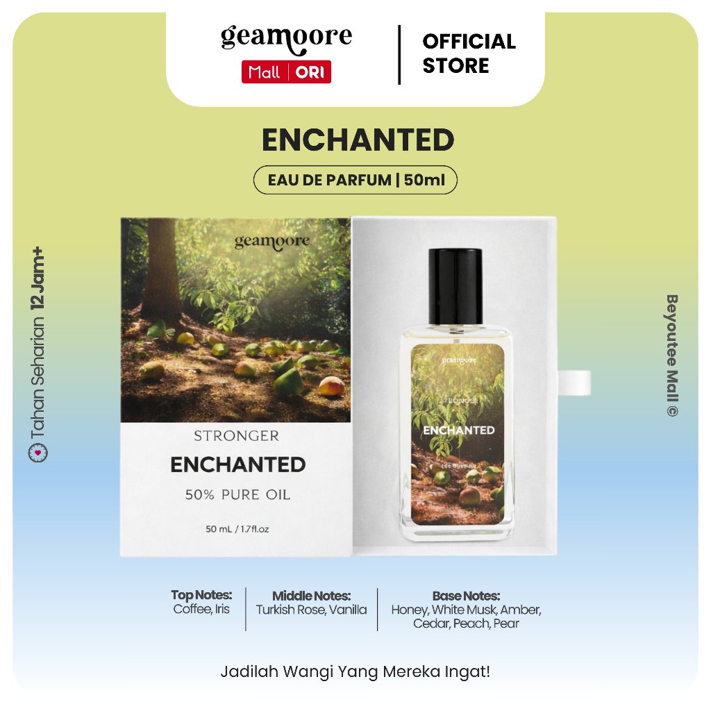 Jual Geamoore Enchanted Eau De Parfum Stronger 50ml | Shopee Indonesia