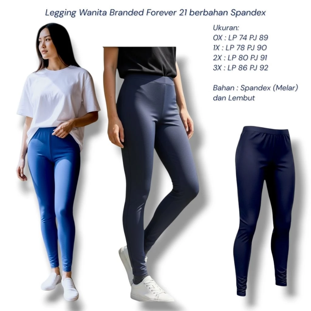 Legging Wanita Spandex Forever 21 - Jevelis Fashion