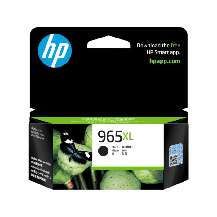 HP Tinta Printer 965XL Black Cyan Magenta Yellow Original [3JA84AA 3JA81AA 3JA82AA 3JA83AA] (2)