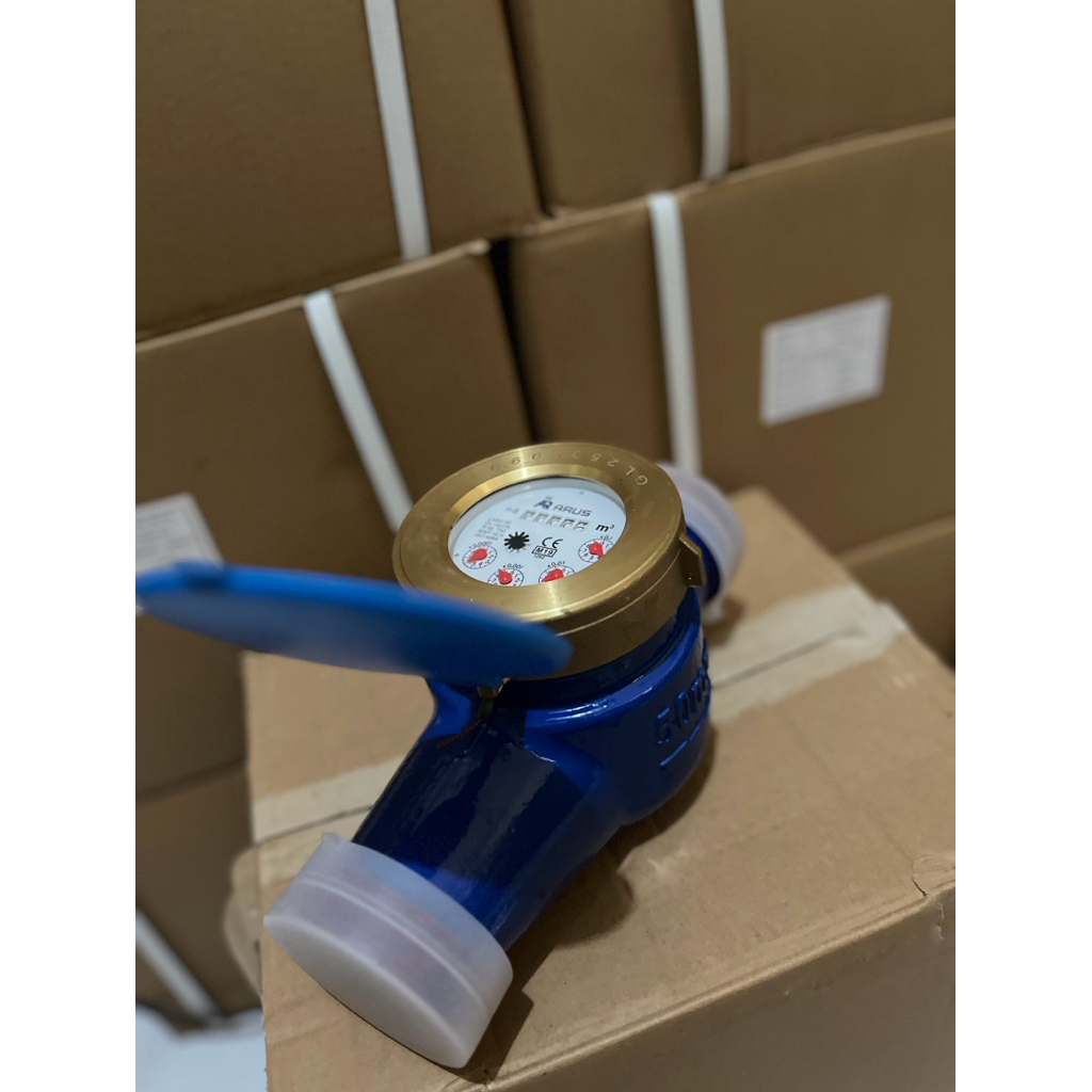 Jual ARUS Water Meter Arus 2inch LXSG-50 DN50 Merk ARUS Size 2 Inch DN ...
