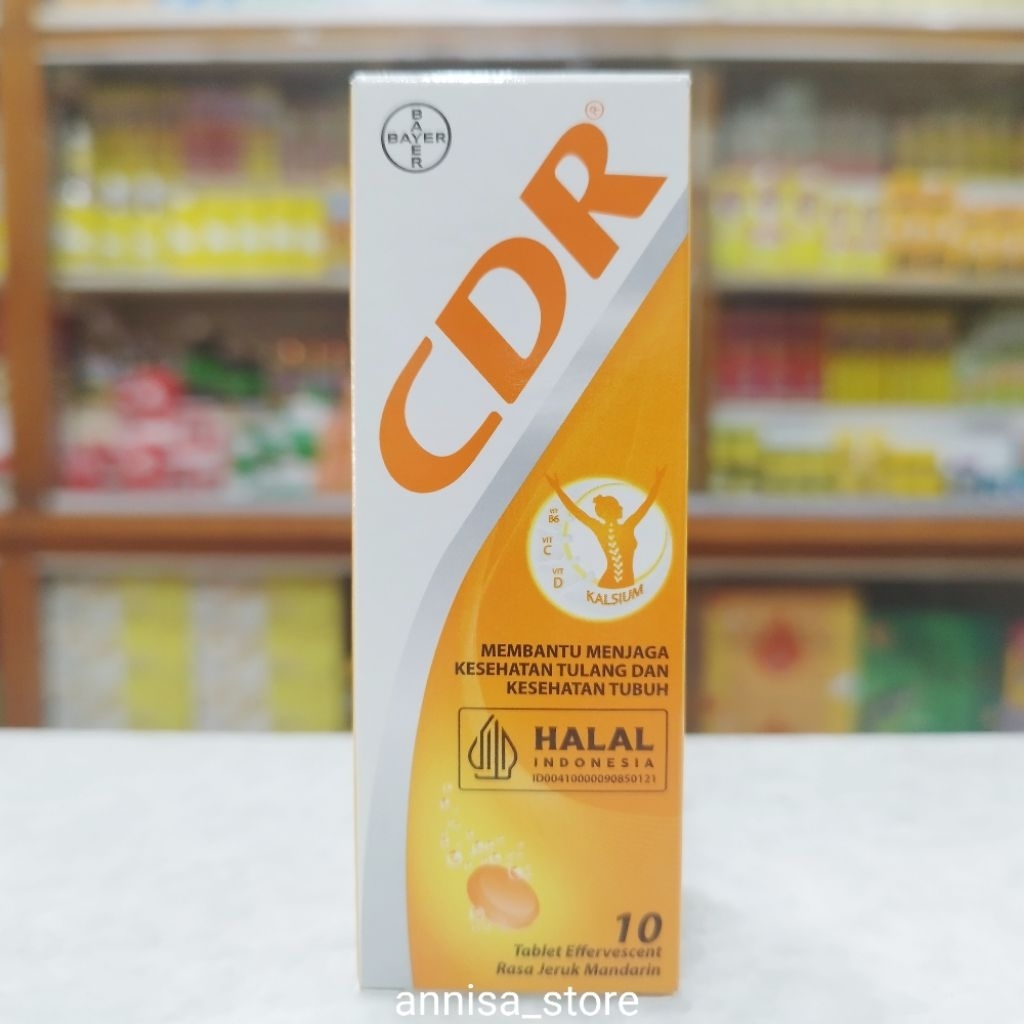 Jual 10 Tablet CDR Effervescent Kalsium Vitamin C & D untuk Kesehatan ...