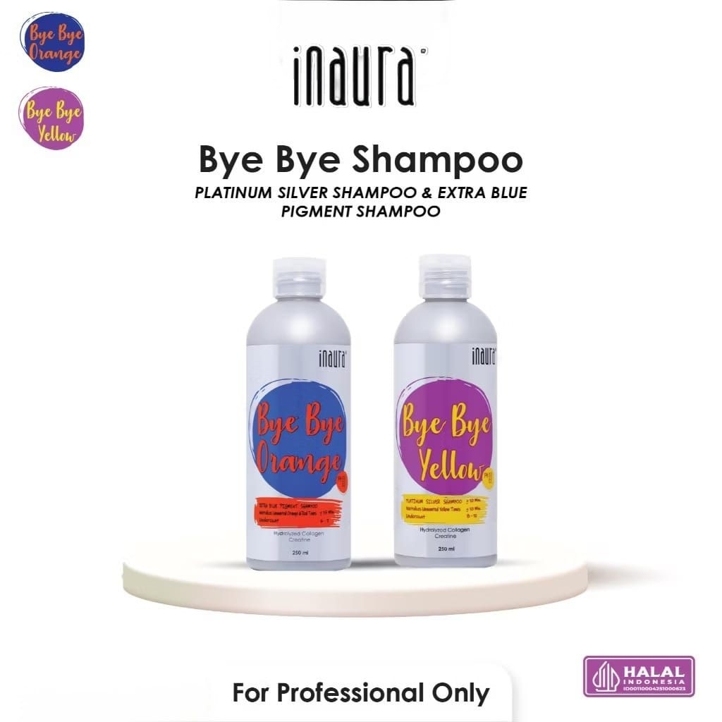 INAURA Shampoo Bye Bye Yellow & Bye Bye Orange 250mL