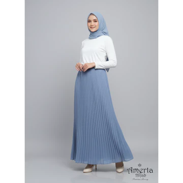Rok Plisket Ceruty Babydoll Premium Heavy Sifon Exlusive Pleated Skirt Ceruti