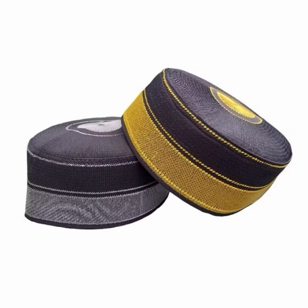 (COD) Songkok/peci Recca Gold-Silver Bone Khas bugis Makassar Anak-Dewasa