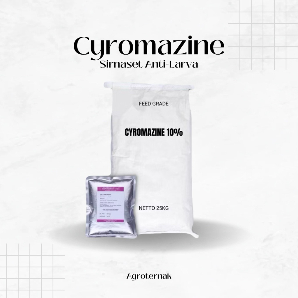 Jual Cyromazine Sirnaset 10% Cyroxin-Anti Lalat & Larva Pakan Ternak ...